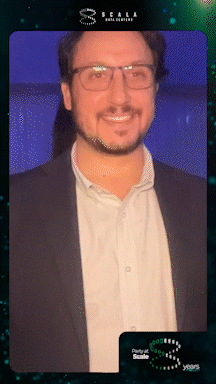 Booth 360 captando conteúdo no evento Scala Data Center