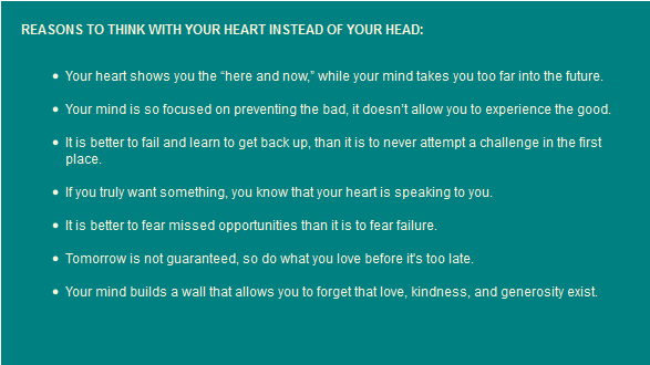 think with your heart get it together