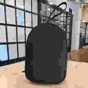 The Oculus Quest carrying case on a desk in an office