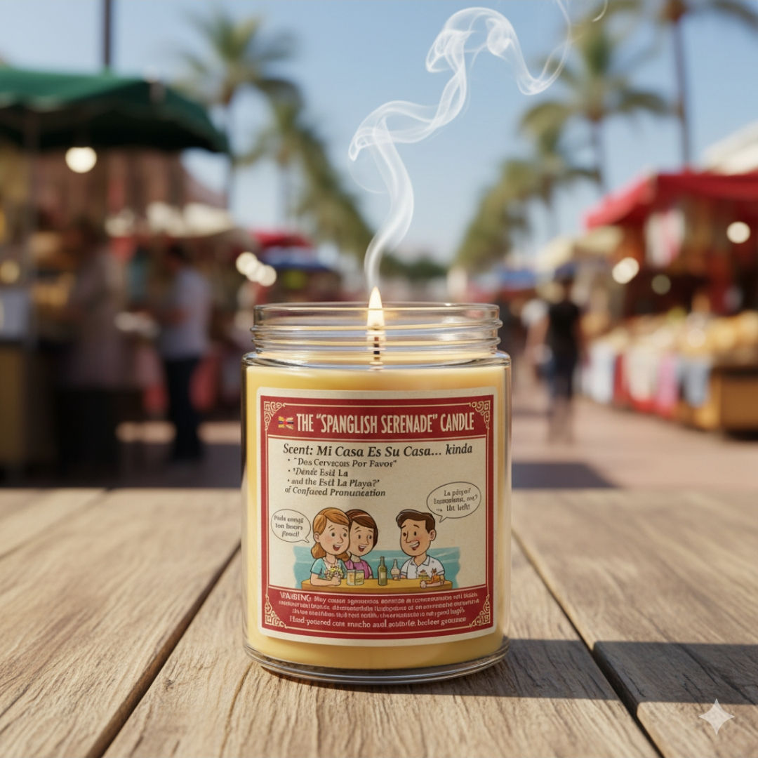 "Spanglish Serenade" Candle