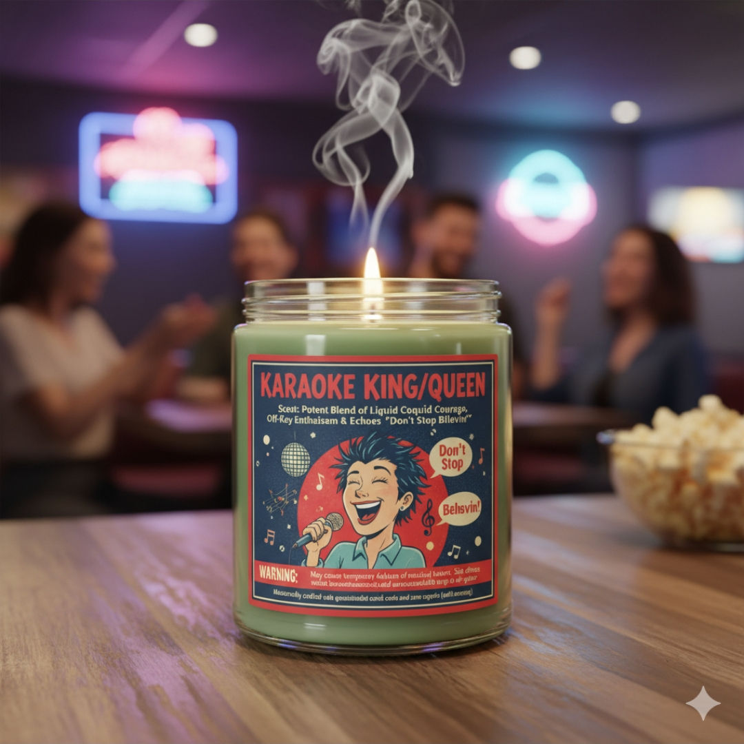 Karaoke King/Queen Candle