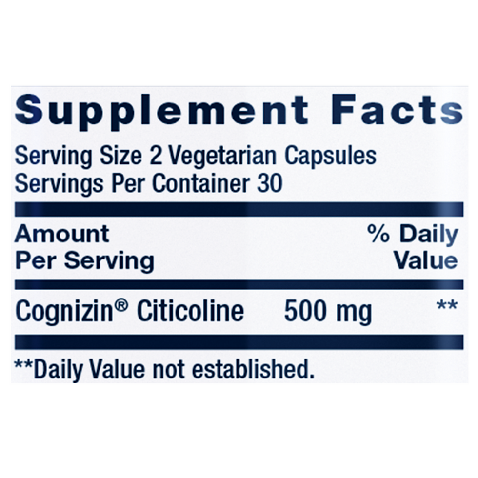 Miniatura: Citicoline (CDP-Choline) 60 caps