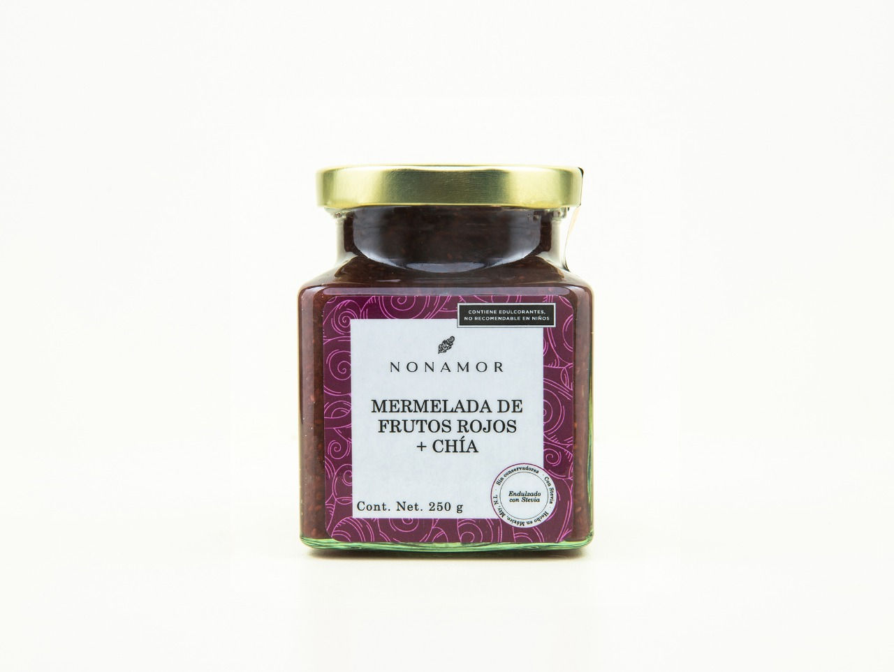 Mermelada Frutos rojos + Chia  250g