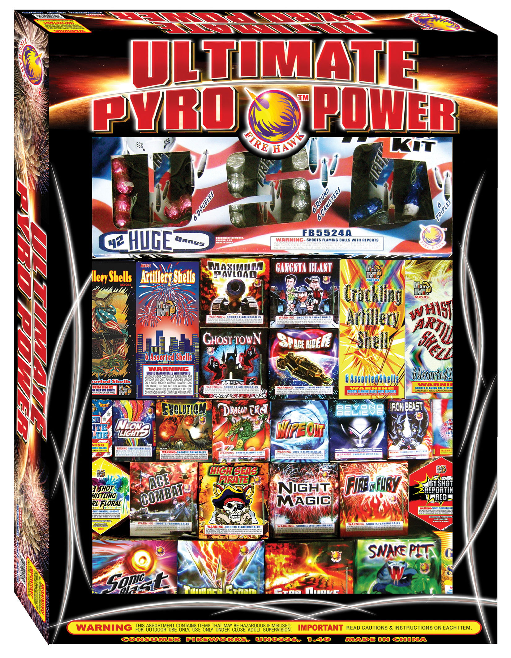 Ultimate Pyro Power Assortment