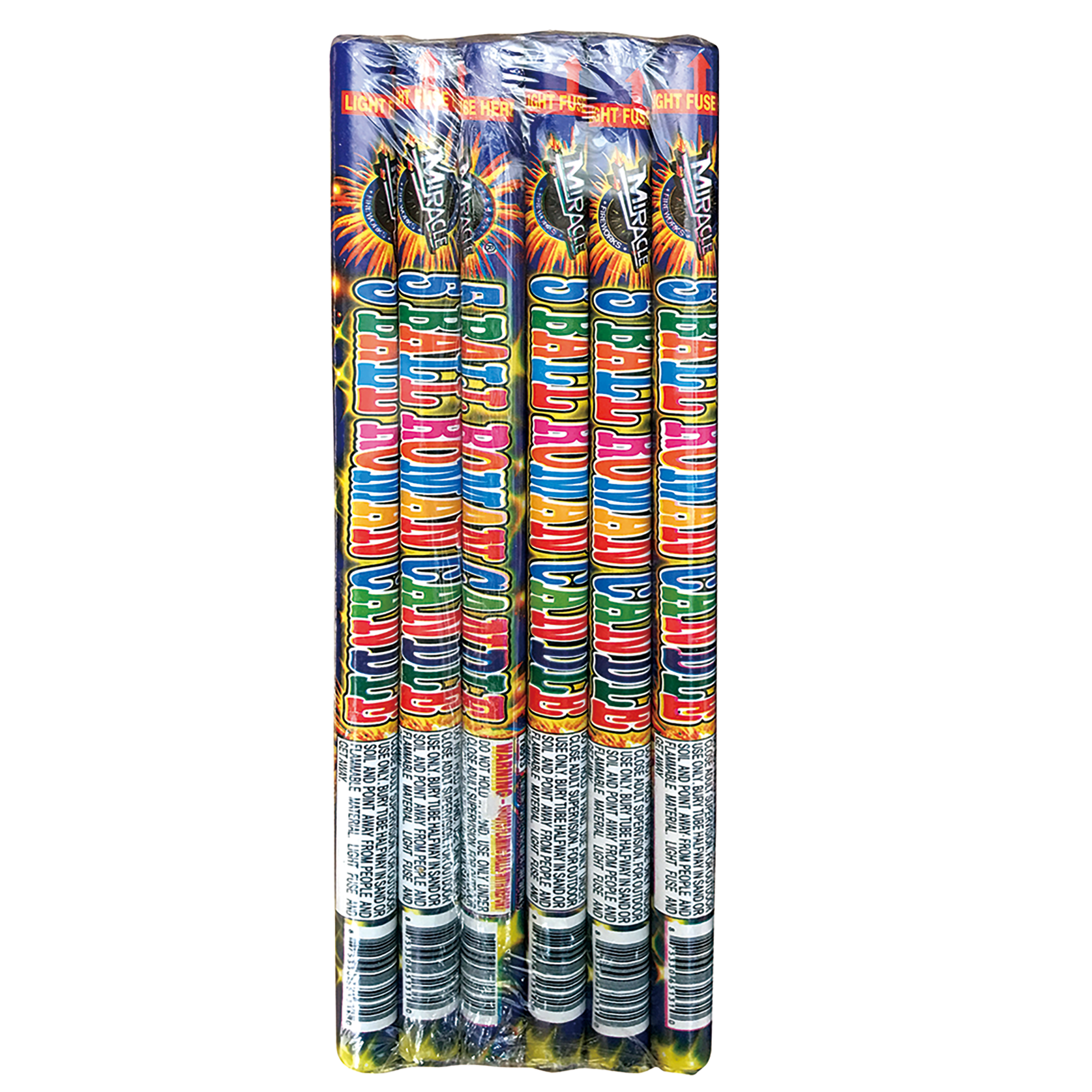 5 Ball Roman Candles