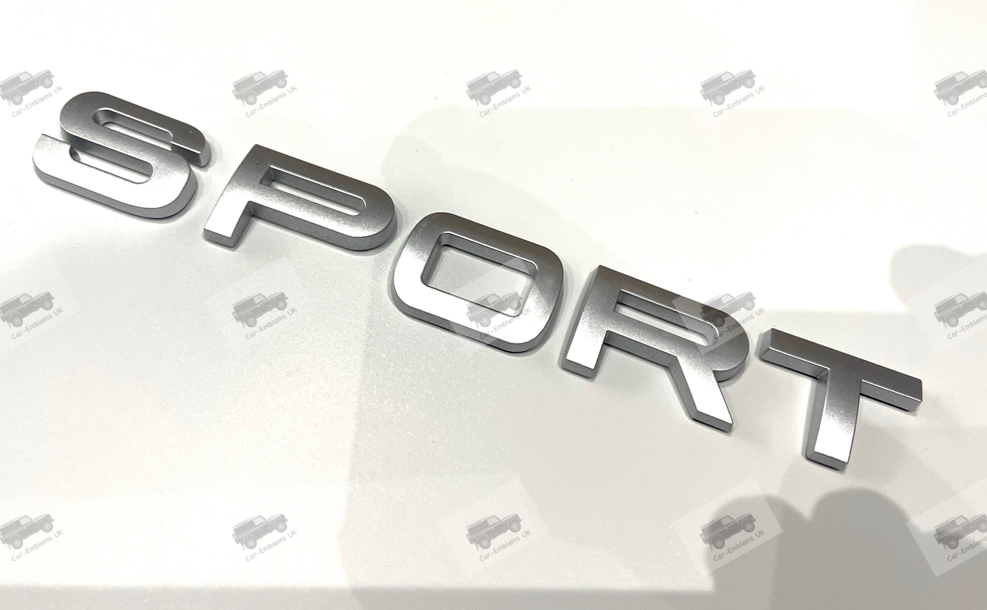 SPORT Lettering - Matte Silver