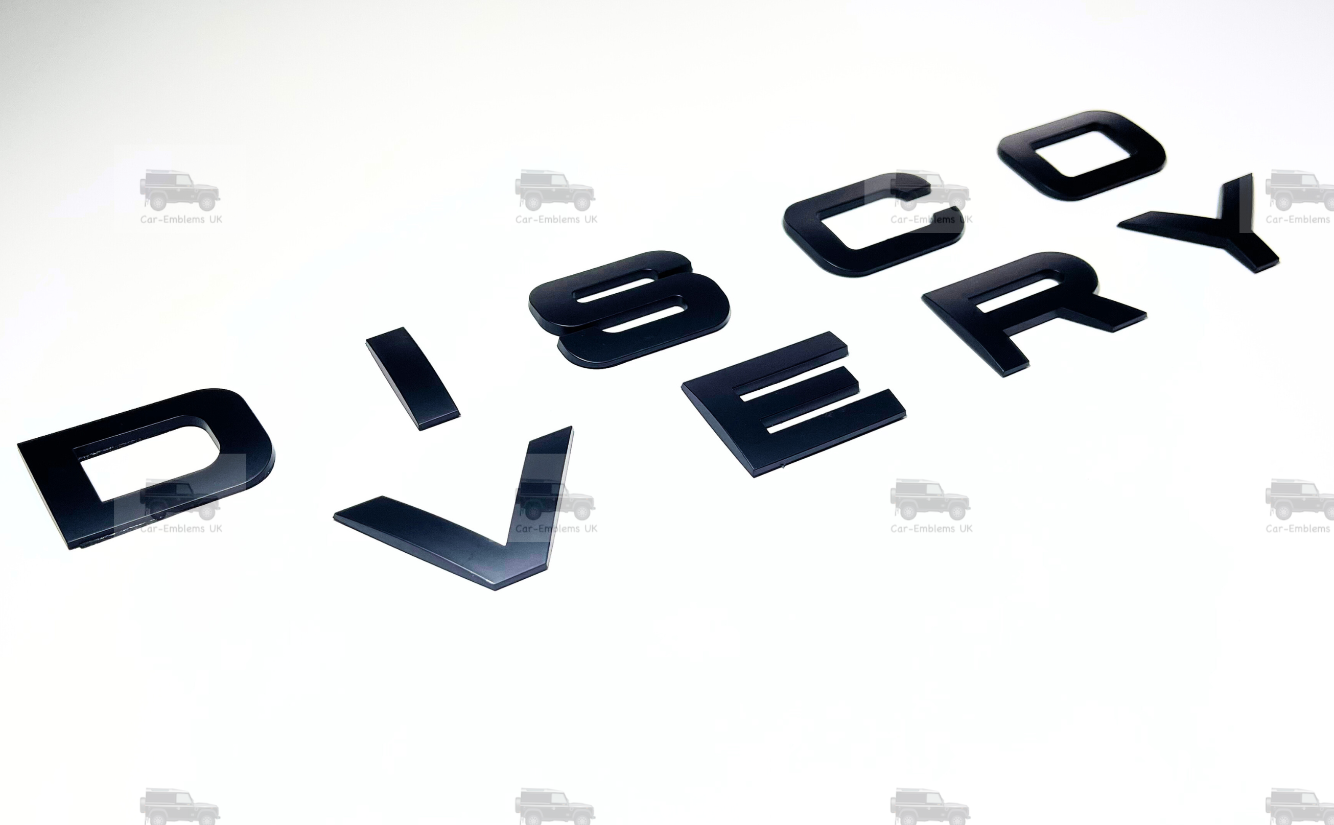 Land Rover Discovery Matte black single lettering set