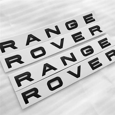 Range Rover Gloss Black Letters | Car-Emblems UK | United Kingdom