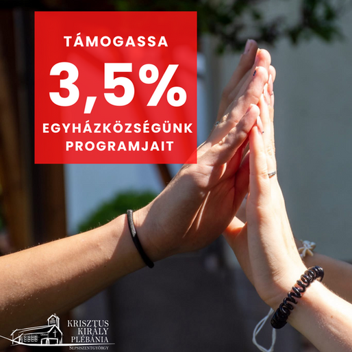 Támogasson adója 3,5%-val
