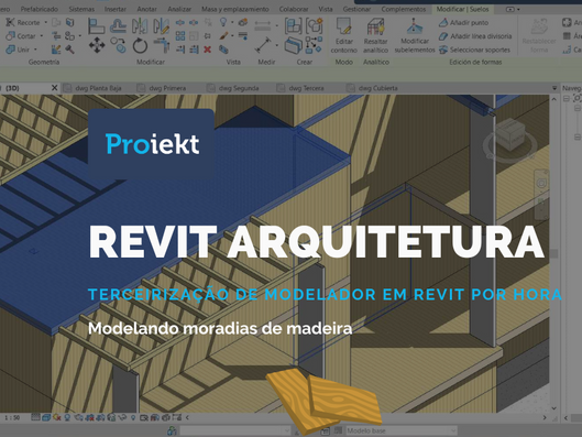 Revit Arquitetura - Modelagem de Casas de Madeira