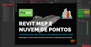 Revit MEP Nuvem de Pontos - Modelagem em Revit a partir de Nuvem de Pontos e exportação para AutoCAD