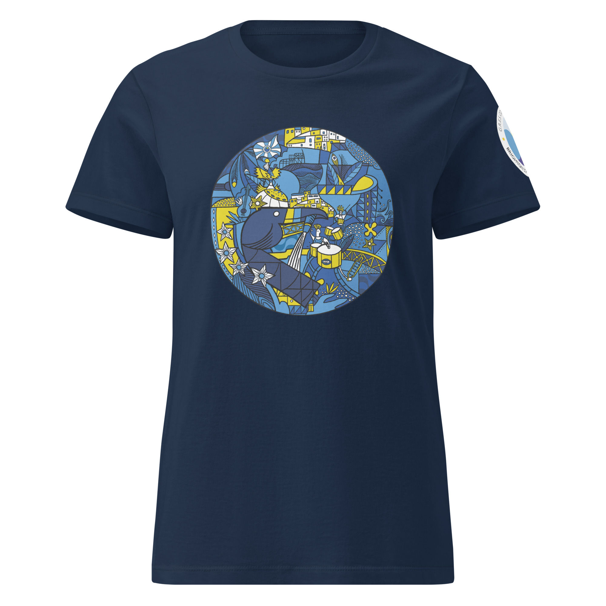 Women’s Illustrated Circle T-Shirt