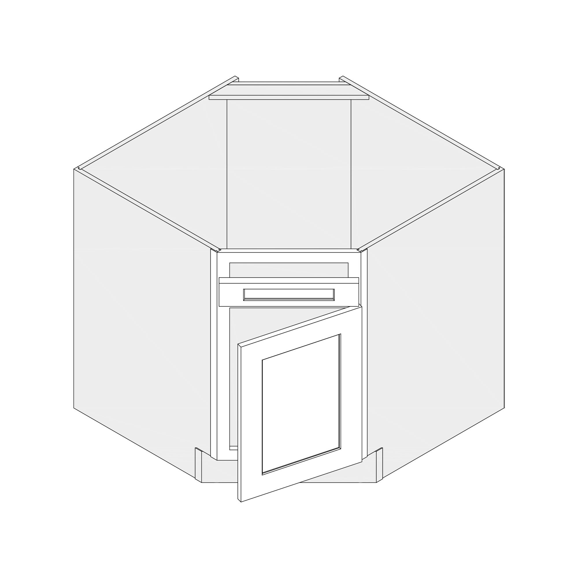 Corner Sink Base Cabinet