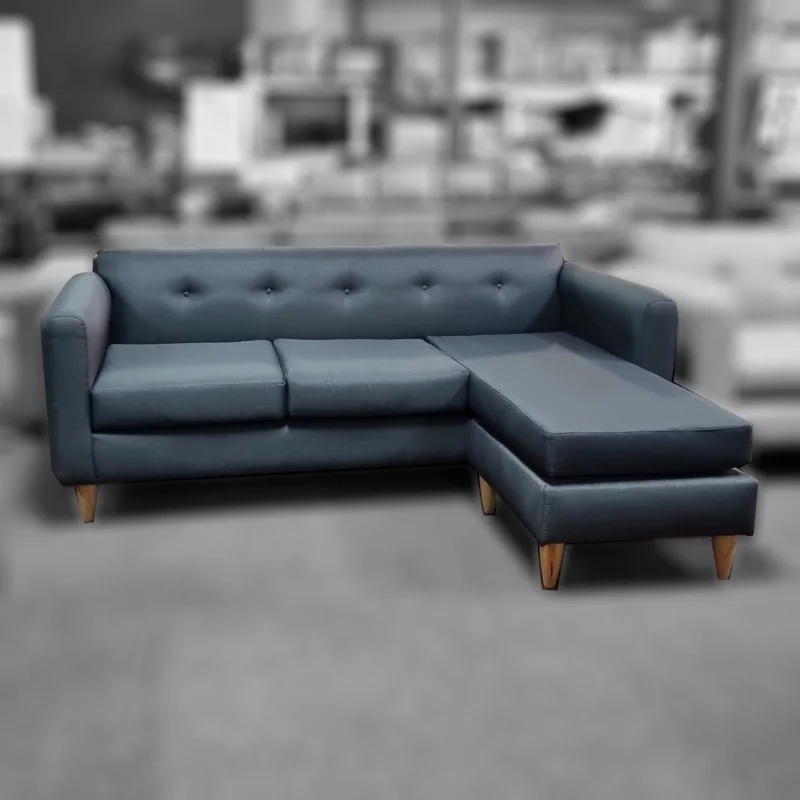 Oslo L-shaped  Couch Grey