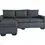 Thumbnail: Versatile L-shape Couch (Grey)