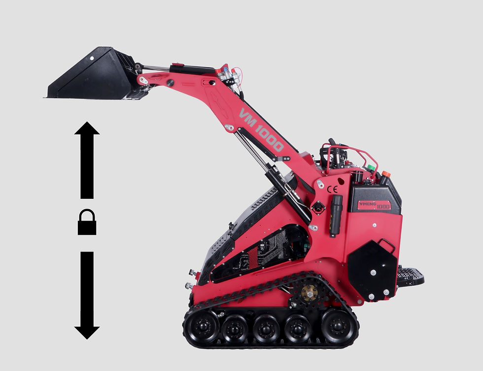 Boom Lock of Vmeng VM1000 PRO mini track loader