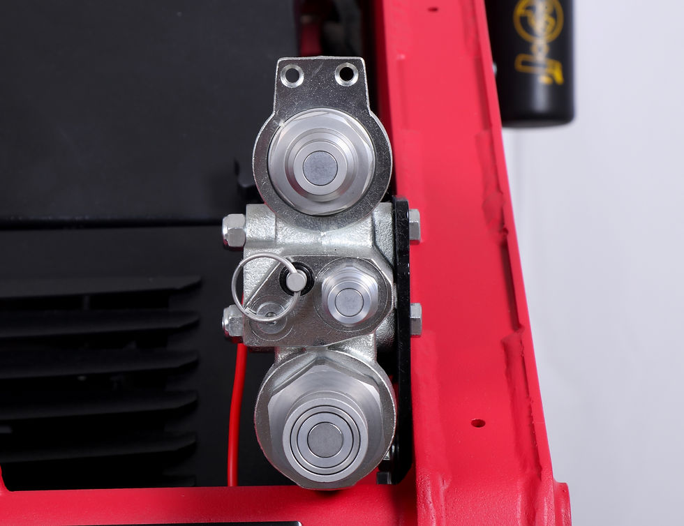 Auxiliary quick coupler with pressure quick relief of Vmeng VM1000 PRO mini track loader