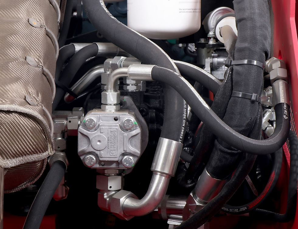 Reliable Bondioli & Pavesi pumps of Vmeng VM1000 PRO mini track loader