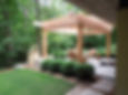 Pergolas create outdoor rooms