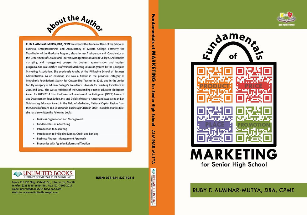 Thumbnail: Fundamentals of Marketing for Senior High School