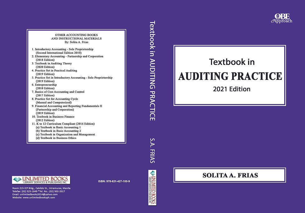 Thumbnail: Textbook in Auditing Practice 2021 Edition