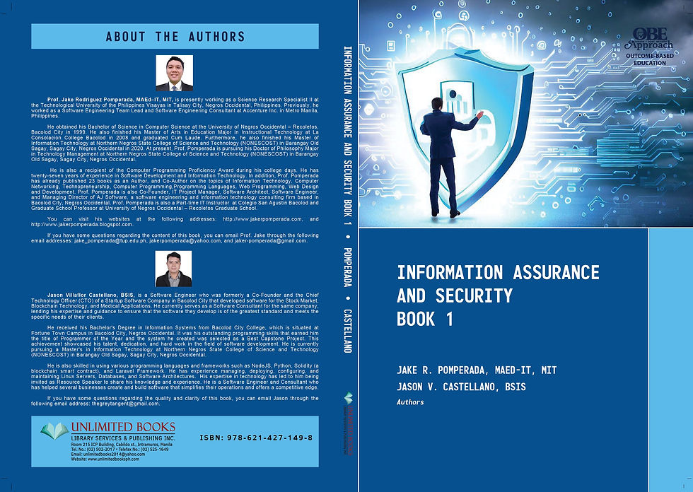 Thumbnail: Information Assurance and Security Book 1