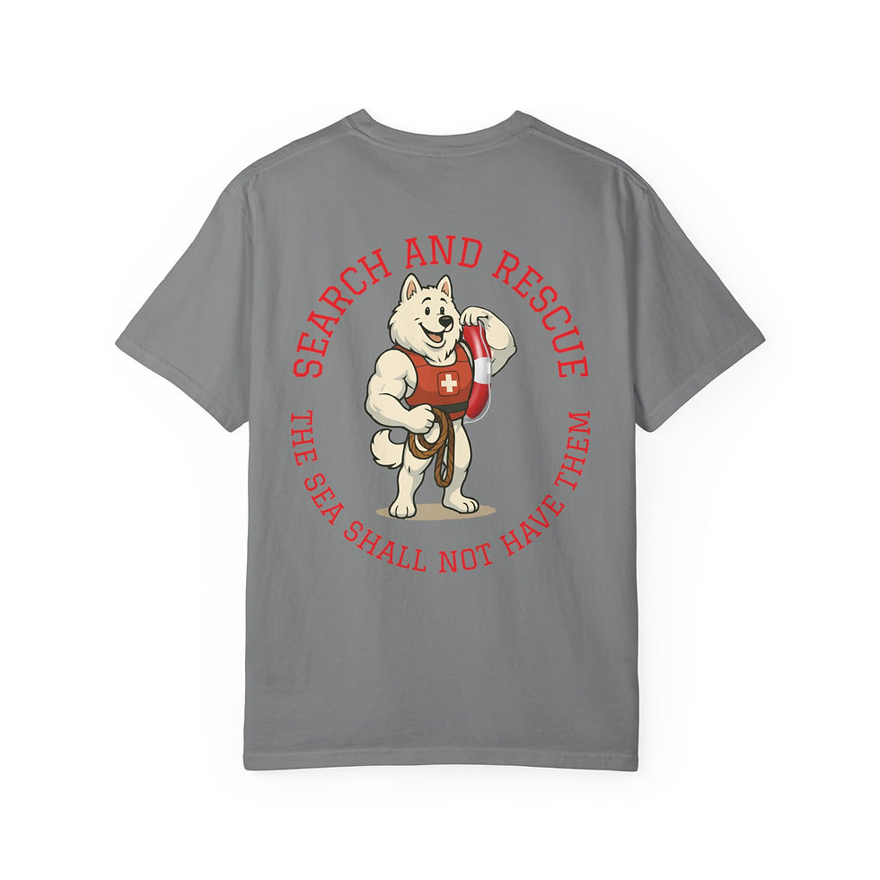 Thumbnail: Sea Shall Not Have Them, Comfort Colors, Ridley Rescue Dog
