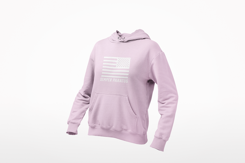 Thumbnail: Semper Paratus Flag Hoodie — US Coast Guard Pullover
