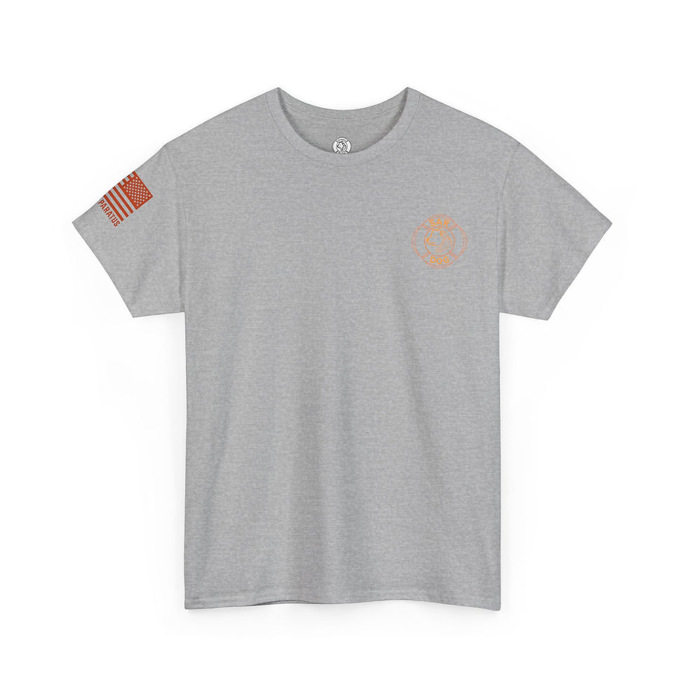 Thumbnail: Send Me Search and Rescue SAR K9 Logo Tee | Semper Paratus Flag