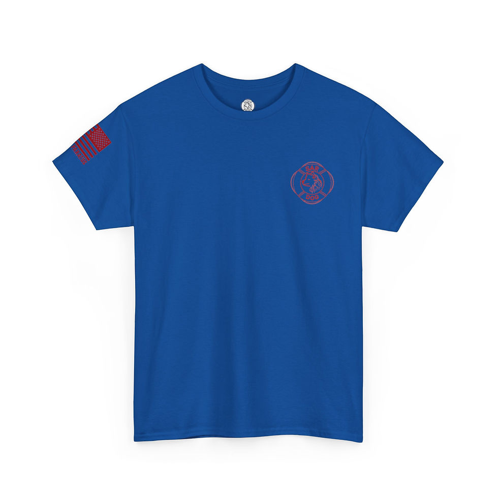Thumbnail: SAR DOG F-14 Naval Aviation Squadron Patches Tee | Military Plane Patch Design