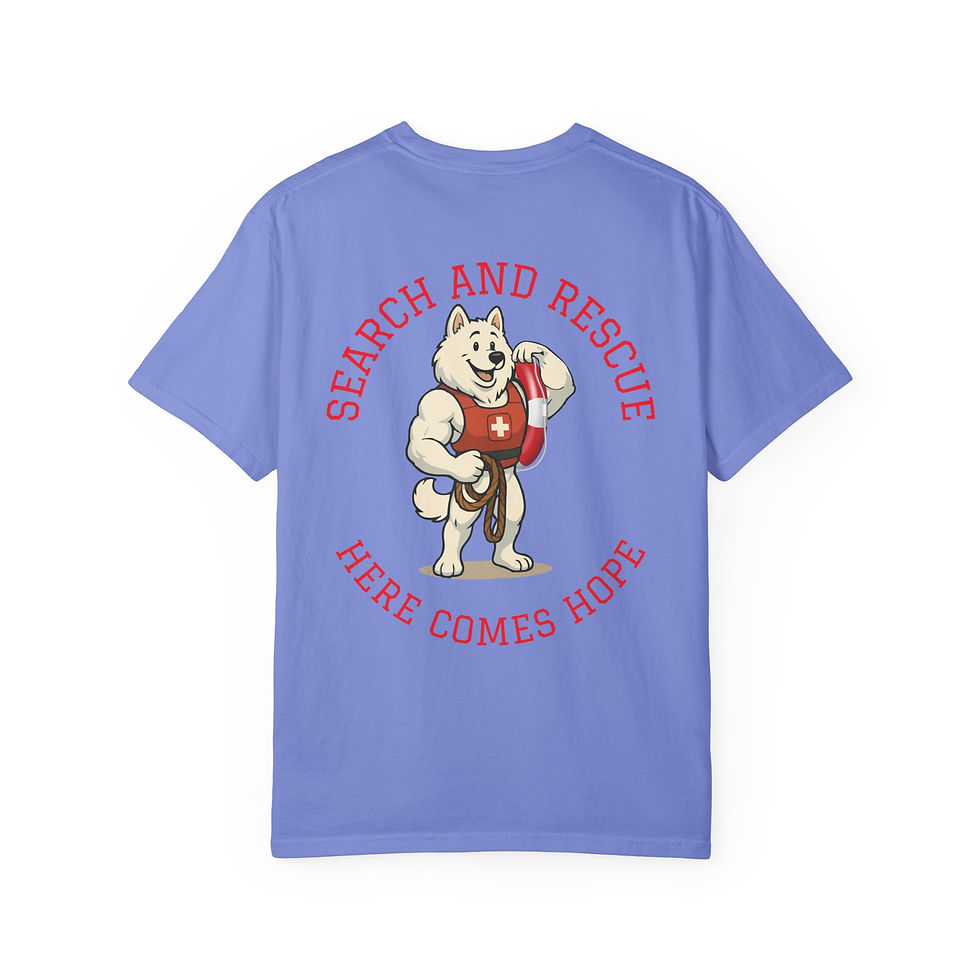 Thumbnail: Here Comes Hope, Comfort Colors, Ridley Rescue Dog