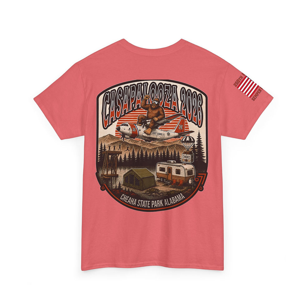 Thumbnail: Casapalooza 2026 Camping 250th Flag T-Shirt