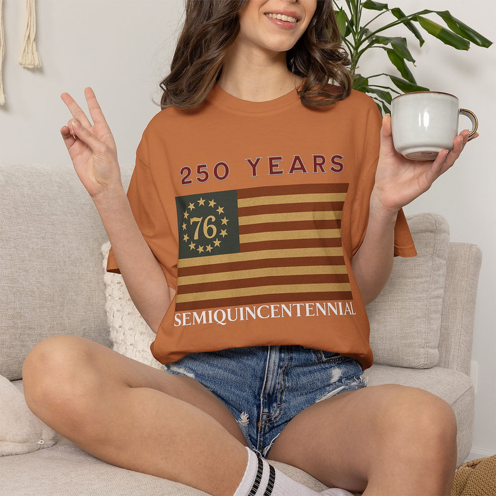 Thumbnail: 250 Years 76 Stars Flag | Strength Honor Country Comfort Colors, Vintage USA