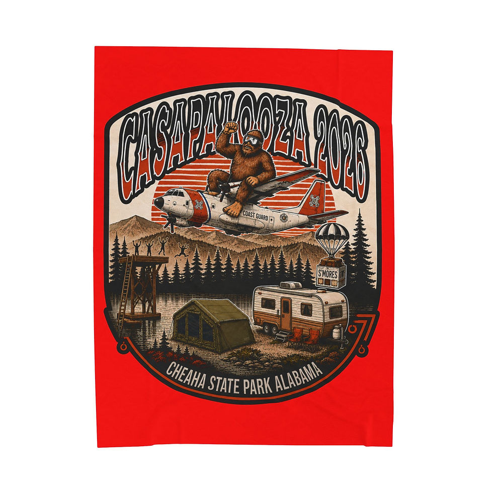 Thumbnail: Velveteen Plush Blanket - Cheaha State Park 'Campsapalooza 26 Camping Throw