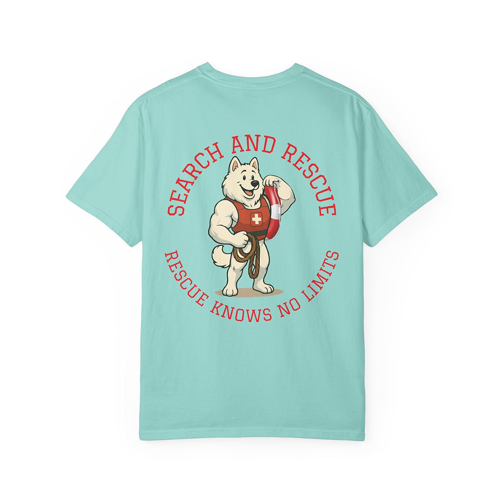 Thumbnail: Rescue knows no limits, Comfort Colors, Ridley Rescue Dog