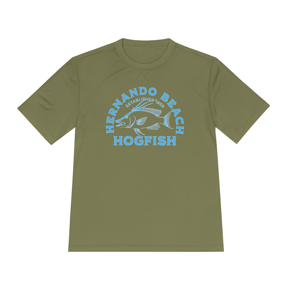 Thumbnail: Hernando Beach Moisture Wicking Hogfish Tee | Fishing Graphic Shirt
