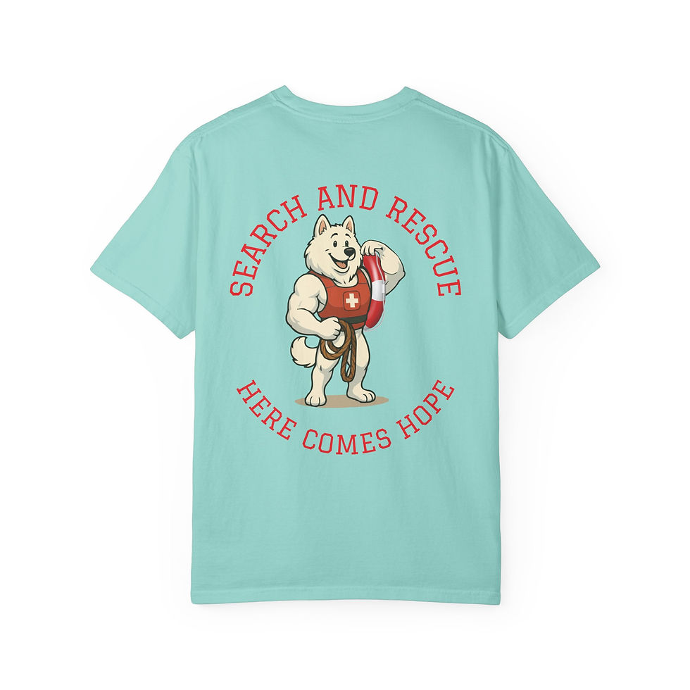 Thumbnail: Here Comes Hope, Comfort Colors, Ridley Rescue Dog