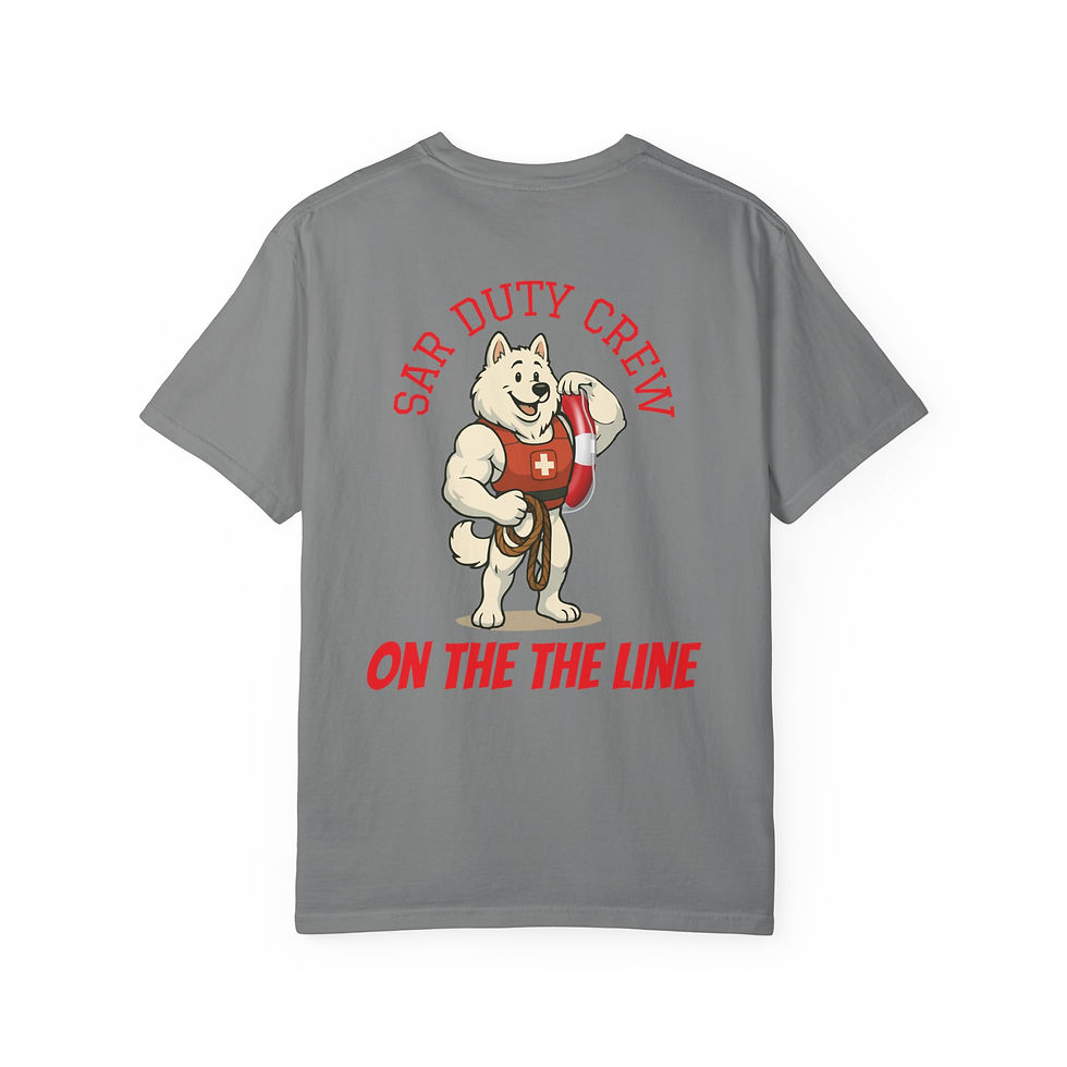 Thumbnail: SAR Duty Crew, Comfort Colors, Ridley Rescue Dog