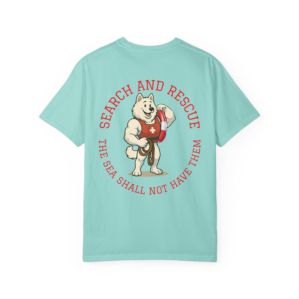 Thumbnail: Sea Shall Not Have Them, Comfort Colors, Ridley Rescue Dog