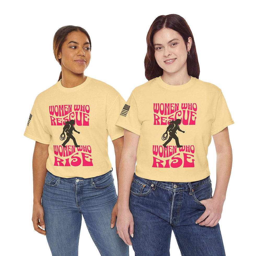 Thumbnail: Search and Rescue Women Who Rescue Tee | Military Rescue Support Shirt
