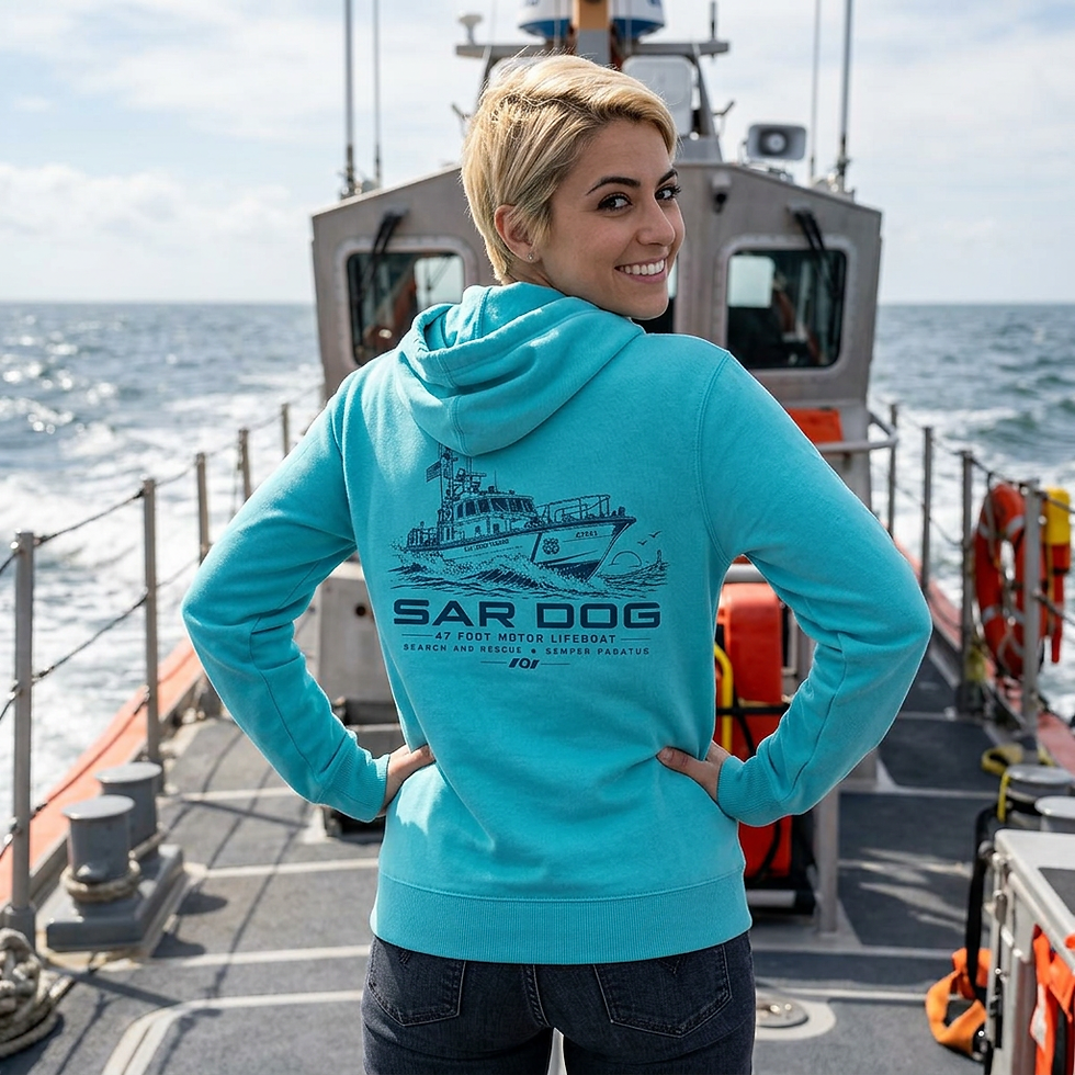 Thumbnail: Coast Guard 47 Motor Lifeboat UPF 50+ Sun Hoodie