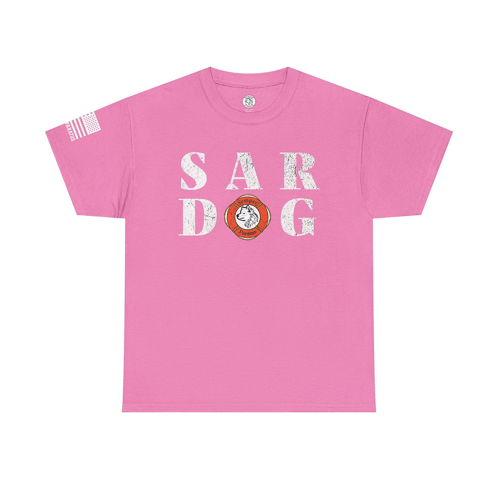 Thumbnail: SAR Rescue Dog Print Tee, Unisex Heavy Cotton T-Shirt