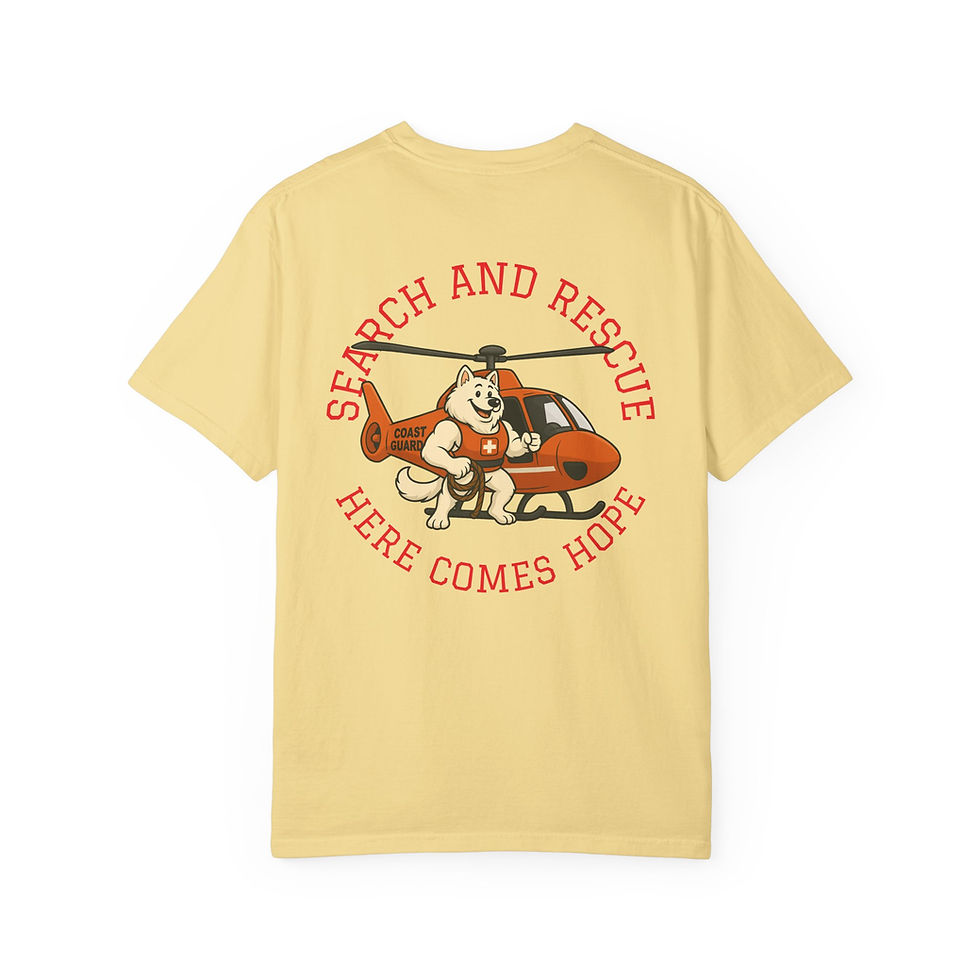 Thumbnail: Helo Hope, Lifeguard Dog T-Shirt, Comfort Colors