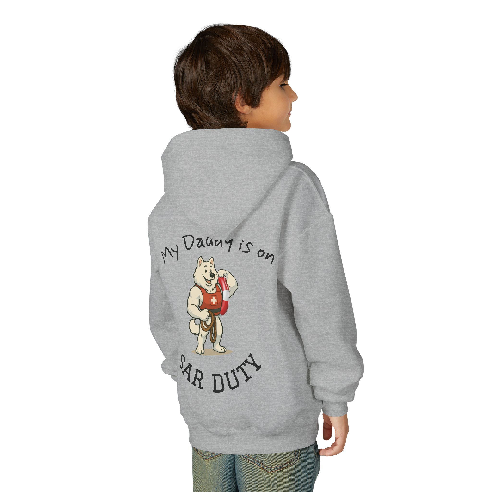 Cute Kids Hoodie, SAR Duty Sweatshirt for Youth