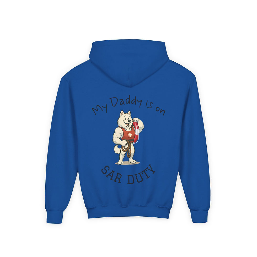 Thumbnail: Cute Kids Hoodie, SAR Duty Sweatshirt for Youth