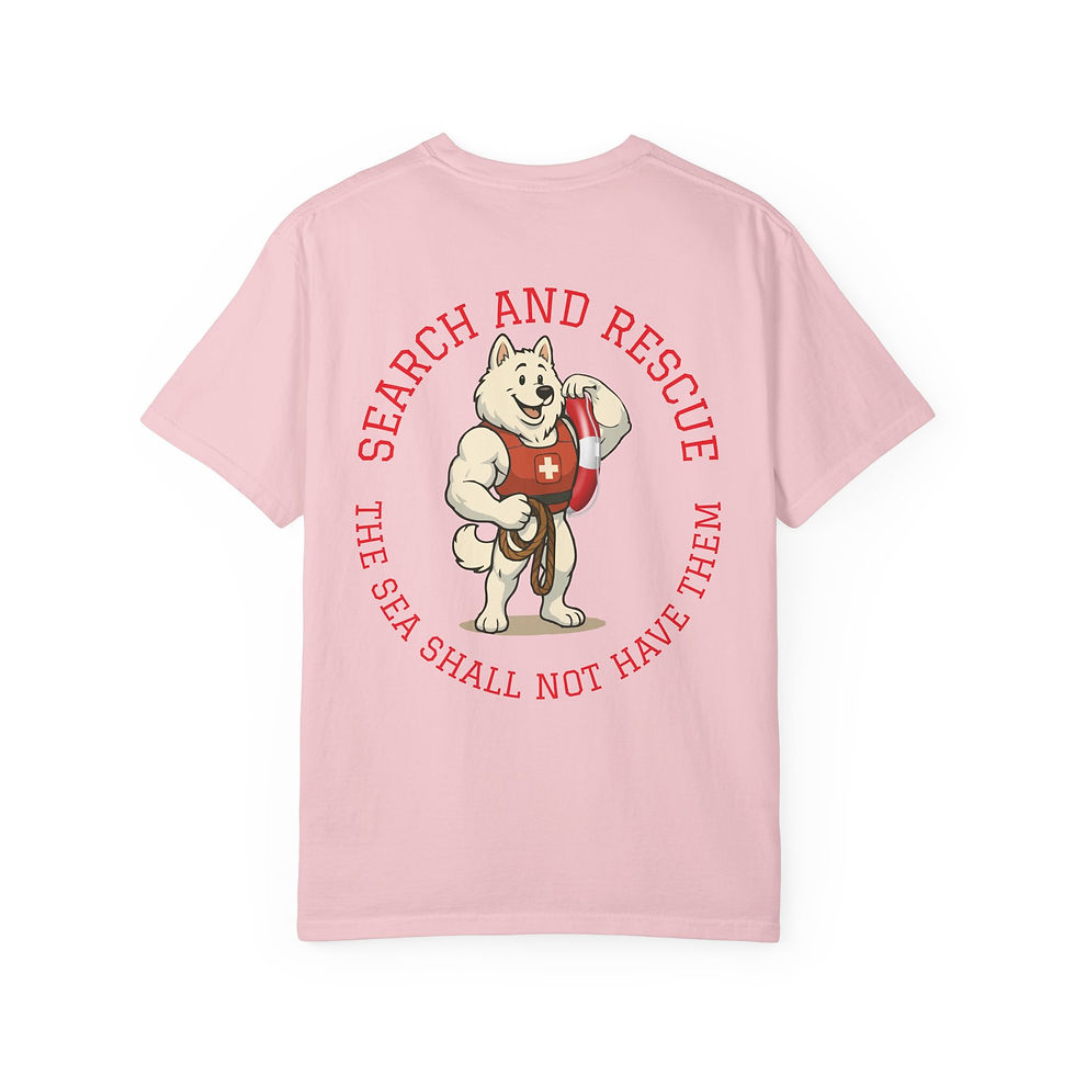 Thumbnail: Sea Shall Not Have Them, Comfort Colors, Ridley Rescue Dog