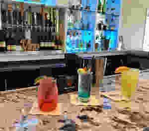 Fun drinks at Rock Island Lake Club