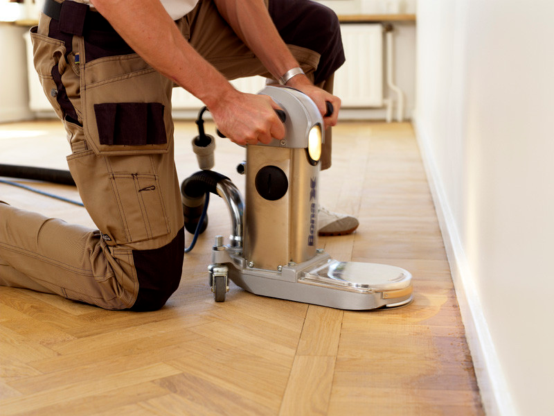 Sanding Hardwood Floor