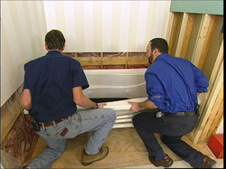 Install Replace Bathtub