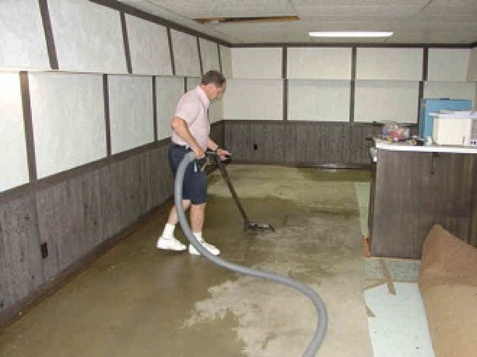 Clean out Flooded Basement